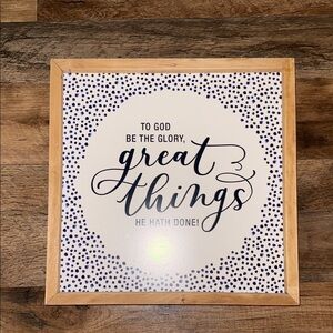 DaySpring Wooden Frame Art